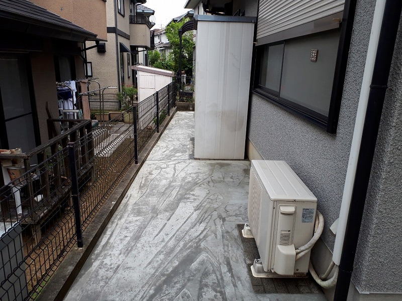 ②M様邸　犬走り防草コンクリート工事_210726_13 (6)