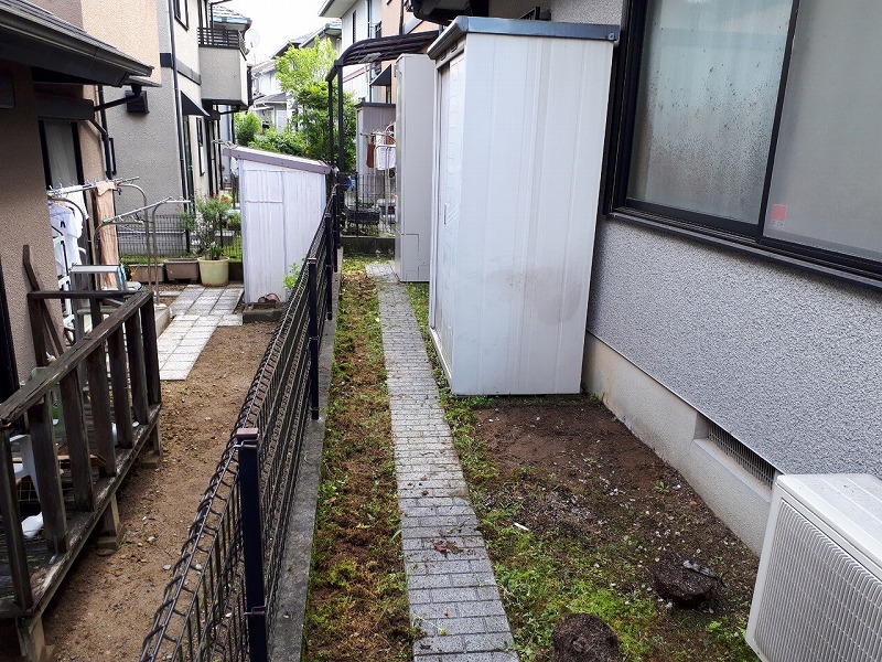 ②M様邸　犬走り防草コンクリート工事_210726_13 (13)